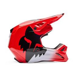 Kask cross Fox V1 Shield czerwony