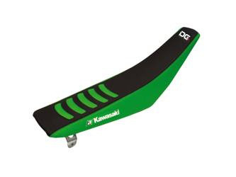 Poszycie siedzenia KXF 250 / KX 250 F 4T / KXF 450 Blackbird kolor czarny / zielony