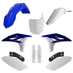 Pełny komplet plastików Yamaha YZ 250F '10-'13 Polisport niebiesko,biały