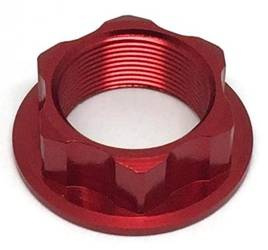 ZETA Nakrętka główki ramy M22x27 H12 kolor czerwony