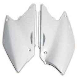 UFO Boczki tylne do Kawasaki KXF 250 '04-'05 kolor biały