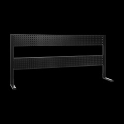 BIKETEC OM Organizer na biurko warsztatowe 1500mm stal malowana proszkowo kolor czarny