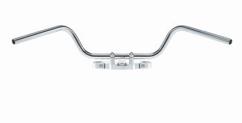 TRW Lucas KIEROWNICA STALOWA 25MM ŚREDNIA MYSTIC HIGH CHROMOWANA ( Z PRZETŁOCZENIAMI NA KABLE )