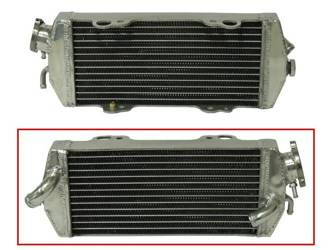 Nachman Chłodnica prawa KTM SX/EXC 250 '00-05 / SX/EXC 400/450/520 '00-02 / SX/EXC 525 '00-05 WZMOCNIONA O STANDARDOWEJ POJ. PRAWA (SZT.) wzmocniona / standardowa pojemność 1 szt.