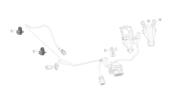 Stark Future Uchwyt przewodów subramy / stelaża Stark Varg MX 1.2, MX 1.0