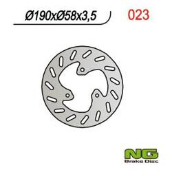 NG Tarcza hamulcowa przód/tył YAMAHA NEOS 50 97-21 / APRILIA HABANA 50/125 98-02 / LEONARDO 125 96-05 / SCARABEO 98-10 / SR 50 97-06 /