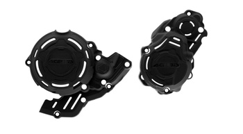 ACERBIS Osłony silnika (osłona pokrywy / dekla sprzęgła i alternatora) Gas-Gas EC-F 250 / 350 2024–2025, Husqvarna FE 250 / 350 2024–2025, KTM EXC-F 250 / 350 2024–2025, XW-F 350 2024–2025 [X-Power], [czarny]