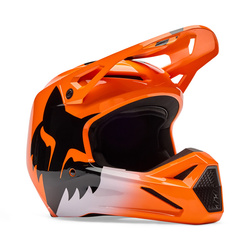 Kask cross FOX Junior V1 Shield kolor fluo pomarańczowy