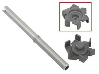 Wałek i wirnik pompy wody Honda TRx 420 09-21 / TRx 500 15-19 / TRx 520 20-21  BRONCO