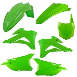 Komplet plastików Kawasaki KX 85 '22-'24 / KX 100 '22-'24 / KX 112 '22-'24 Polisport zielono,biały