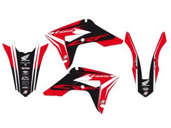BLACKBIRD Okleina + poszycie na siedzenie Honda CRF 250 18-21, CRF 450 18-21, CRF 450 X 17-22,