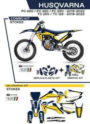UFO Komplet plastików + okleina HUSQVARNA TC 125/250 19-22 / FC 250/350/450 19-22