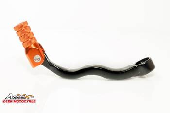 Accel Dźwignia Zmiany Biegów Aluminiowa KTM SXF 250 [06-12] / EXCF 250 [07-08] / EXC 250/300 [05-16] / SX 250 [05-16] / Husaberg / Husqvarna - Czarno-Pomarańczowa