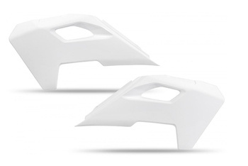 Owiewki chłodnicy UFO dla Husqvarna TC 125 / 250 '23-'24, TE 150 / 250 / 300 '24, FC / TX / FX / FE 300 / 350 / 450 / 501 '24 kolor biały