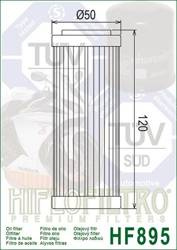 Hiflo filtr oleju HF 895 URAL 650 / 750 (OEM: IMZ-8.101-01090-01)
