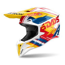 Kask cross Airoh Wraaap  6Days Spain kolor: niebieski,czerwony,biały