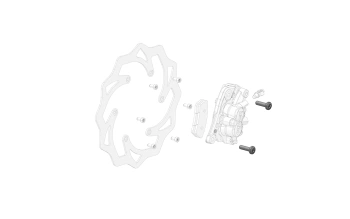 Stark Future Śruba zacisku hamulca przedniego [1 szt.]