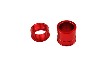 SCAR Tulejki dystansowe koła przedniego Honda CRF 250R '02-'25, CRF 450R '02-'25 kolor czerwony