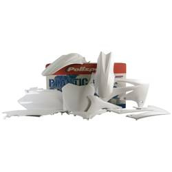 Komplet plastików Honda CRF 250R '11-'13 / CRF 450R '11-'12 Polisport biały