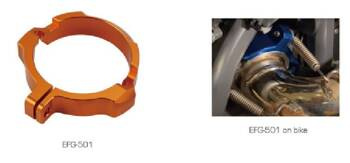 Accel Wzmocnienie wylotu wydechowego niebieskie / KTM SX/XC/XC-W [250/300] '17-'23 / Husqvarna TC/TE/TX [250/300] '17-'23 / Gas Gas EC [250/300] '21-'23