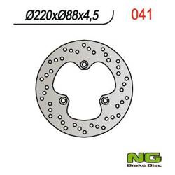 NG Tarcza hamulcowa tył HONDA CBR 500/600F 87-90 / VFR 400 86-88 / NSR 400 85-91 / 06-07 / CBR 400RR 87-90 /