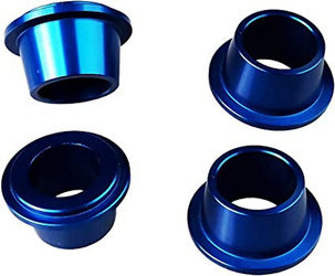 SCAR Aluminiowe tulejki mocowania kierownicy (Rubber Killers) Husqvarna TC 125 / 250 '16-'22, FC 250 / 350 / 450 '16-'22, TX 300 '17-'22, FX 350 '17-'22, FX 450 '17-'22, 701 Enduro '16-'24, 701 Supermoto '16-'24 kolor niebieski