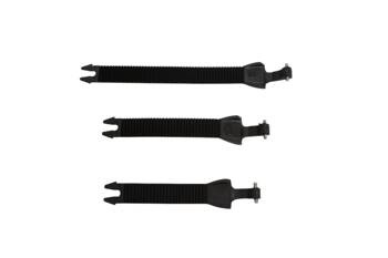 Kenny Racing części zamienne zestaw pasków do butów Track 3 sztuki kolor czarny