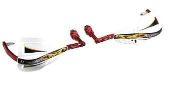 Accel Handbary z Aluminiowym Mocowaniem Enduro (28mm) / Czarny / Pomarańczowy