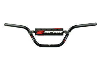 SCAR Kierownica Pit Mike Mini Cross Mini Cross i Pit Bike Wysoka [22,2mm] kolor czarny