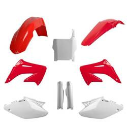 Pełny komplet plastików Honda CR 125 '04-'07 / CR 250 '04-'07 Polisport ,czerwony,biały