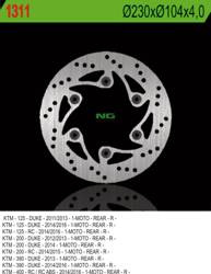 NG Tarcza hamulcowa tył KTM DUKE 125/200/390 11-20 / RC 200/390 14-20