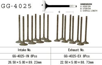 Vesrah Zawór wydechowy KAWASAKI GPZ 750 83-85 / GPX 750R 87-90
