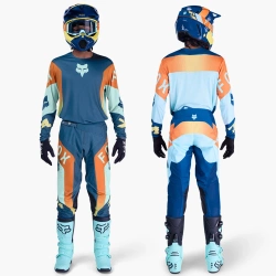 Strój na crossa Fox 360 Tine  niebieski