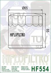 Hiflo filtr oleju HF 554 MV AUGUSTA