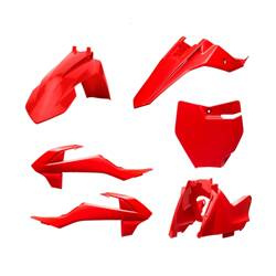 Komplet plastików GAS GAS MC 65 '21-'24 Polisport czerwony