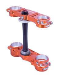 Półki zawieszenia X-TRIG ROCS PRO TRIPLE CLAMPS KTM /HVA 23-24 - GASGAS '24- OFFSET  20-22mm kolor pomarańczowy