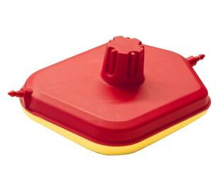 Racetech Pokrywa filtra powietrza KTM SX 125/250/300 / SXF 250/350/450 / XC/XCF 125/250/300/350/450 23 / HUSQVARNA TC 125/250 / FC 250/350/450 / TX/FX/FS 250/350/450 23 kolor czerwony,żółty