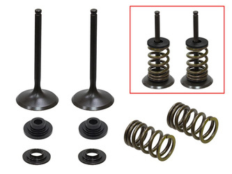Zawory ssące [komplet zaworów + sprężyny + podkładki][stalowe] Suzuki RMZ 450 '08-'15, RMX 450 '10-'14  (MX-09527I) (35,9X5,48X81,9MM)