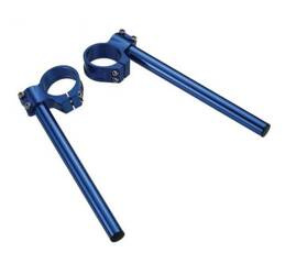 Accel/ Niebieska Kierownica Dwuczęściowa Street/ Niska Uchwyt [50mm]