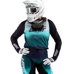LEATT bluza cross Moto 4.5 Lite Lady Marine kolor niebieski, czarny, biały