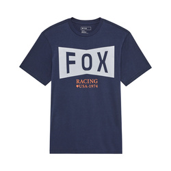 T-Shirt Fox Typeface Prem  niebieski