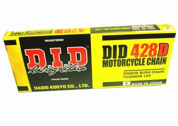 DID Łańcuch 428 D 136 ogniw bez O-Ringów otwarty zapinka