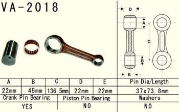 Vesrah Korbowód YAMAHA YFM 660 RAPTOR 02-05 / GRIZZLY YFM 660 02-08
