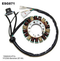 Electrosport Uzwojenie alternatora / stator Yamaha YFZ 350 BANSHEE 87-94
