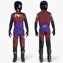 Strój na crossa Fox 360 Drip  brązowy
