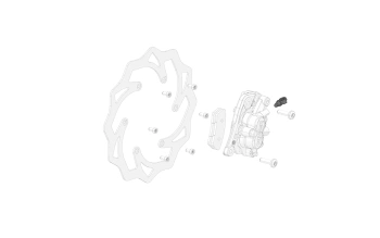 Stark Future Odpowietrznik tylnego zacisku hamulcowego + kapturek Stark Varg SM, EX, MX 1.2, MX 1.0