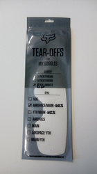 Zrywki laminowane tear-off do gogli FOX Airspace/Main II 20-pack Clear