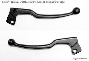 Dźwignia Sprzęgła Kawasaki KLR600 '85-'94, KLR650 '87-'04, czarna