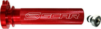SCAR Rolgaz aluminiowy z łożyskiem Honda CRF 250R '04-'25, CRF 450R '02-'25, CRF 250X '04-'17, CRF 250RX '19-'25, CRF 450RX '17-'25, CRF 450L '19-'20, CRF 450 RL '21-'25 kolor czerwony