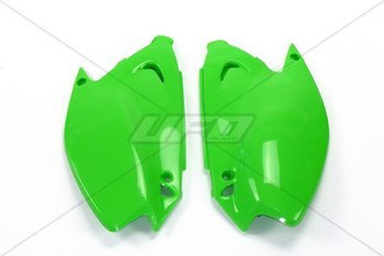 Boczki Tylne UFO dla Kawasaki KX 125 / 250 '03-'17, kolor zielony